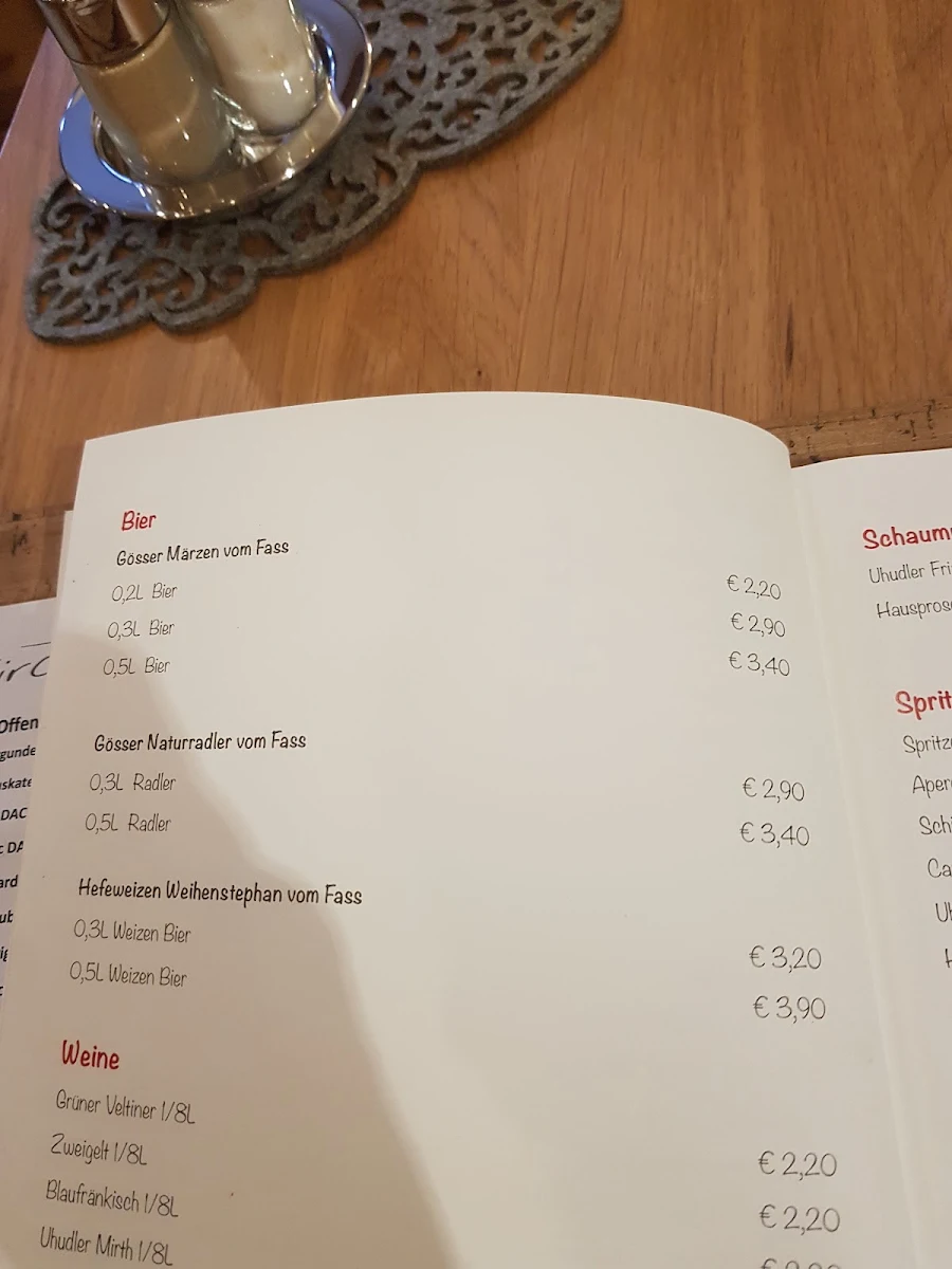 Speisekarte photo 3