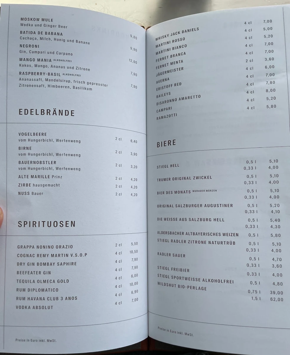 Speisekarte photo 3