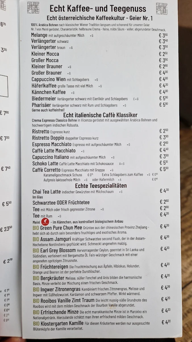 Speisekarte photo 3