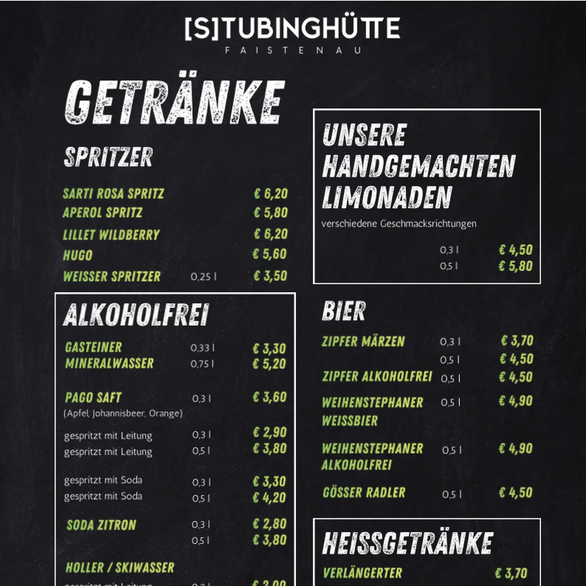 Speisekarte photo 2
