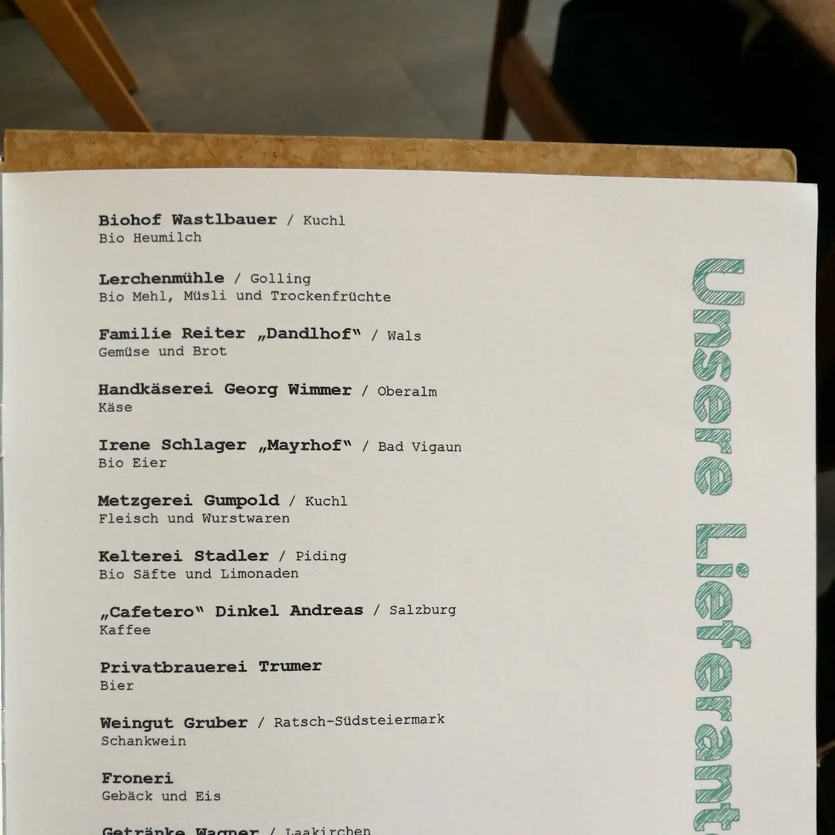 Speisekarte photo 7