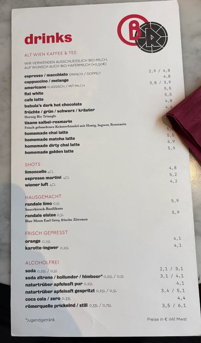 Speisekarte photo 1