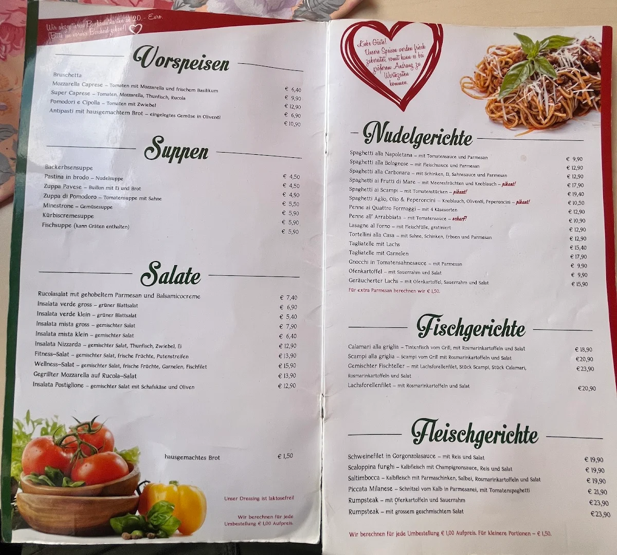 Speisekarte photo 1