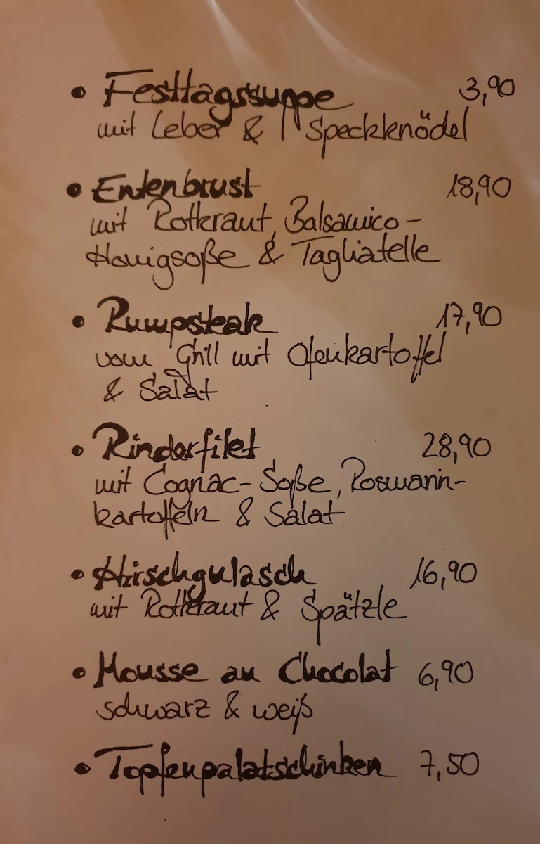 Speisekarte photo 7