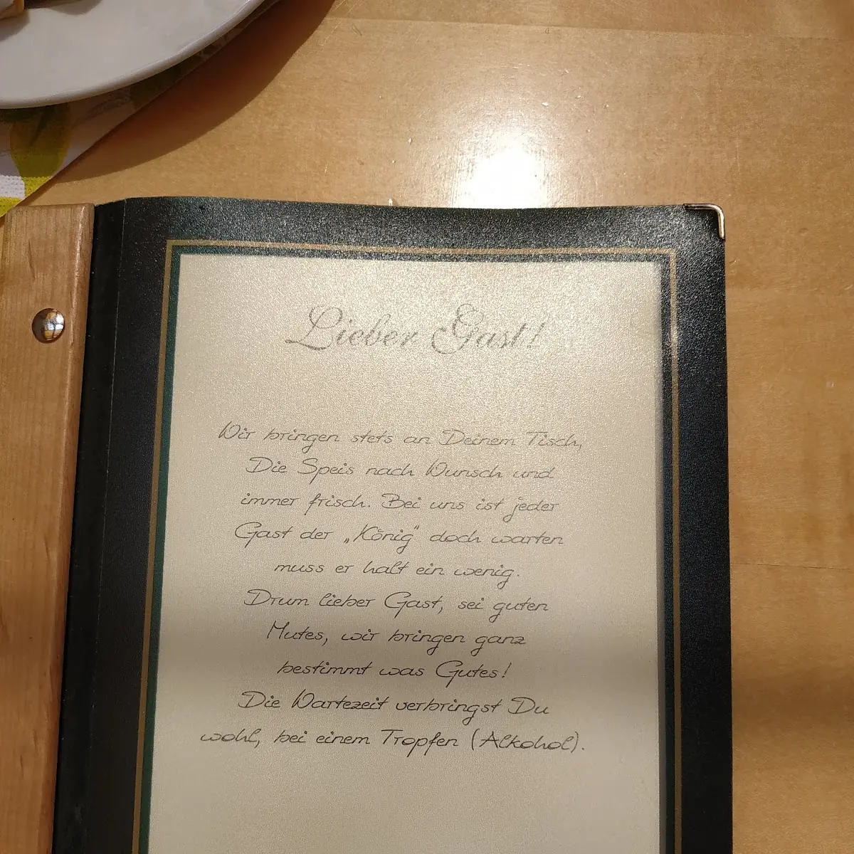 Speisekarte photo 5