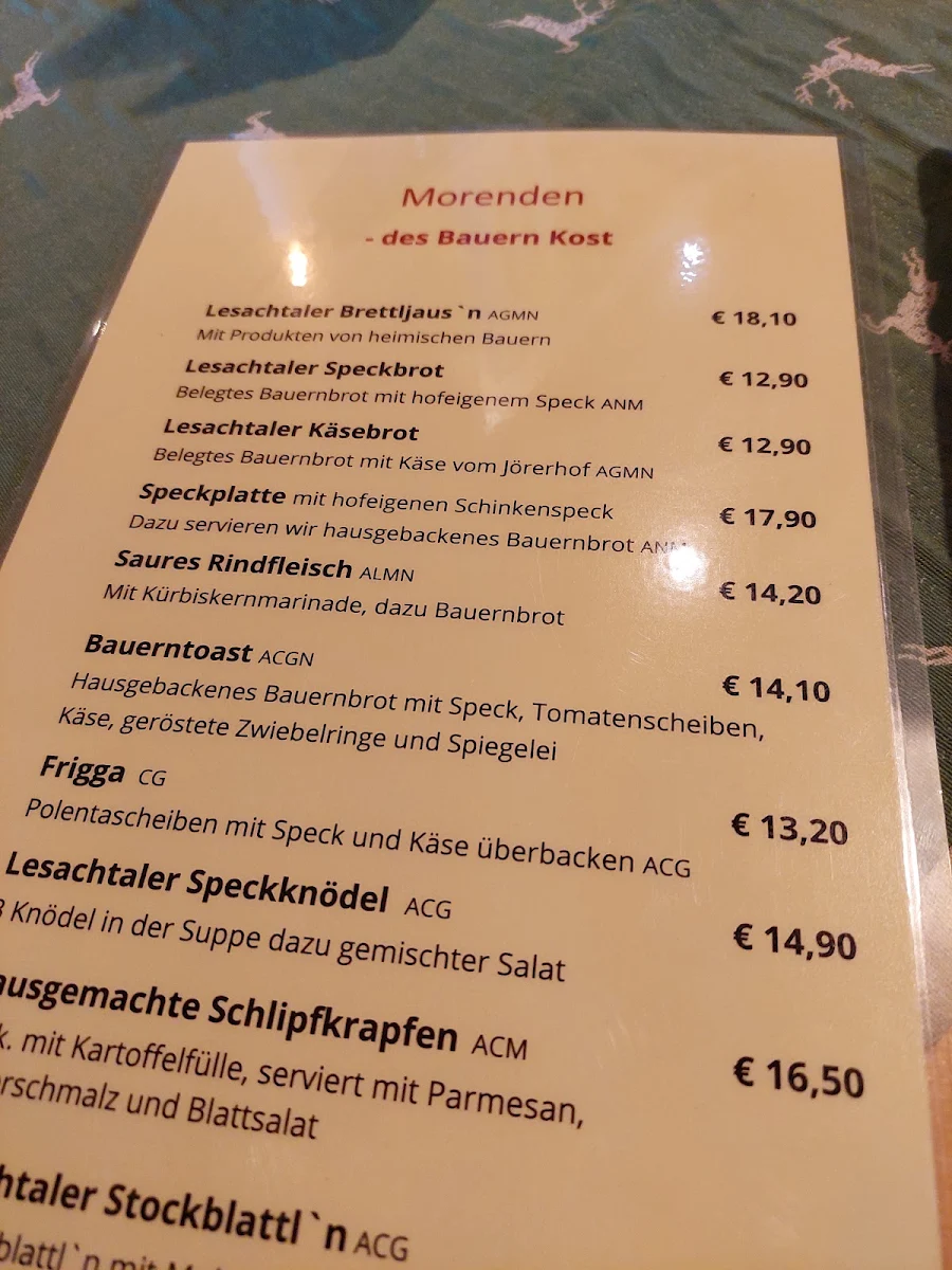 Speisekarte photo 5