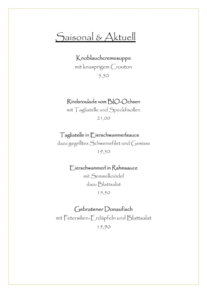 Speisekarte photo 1