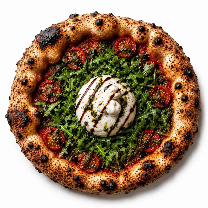 Cheesy Wheely-Neapolitanische Pizza