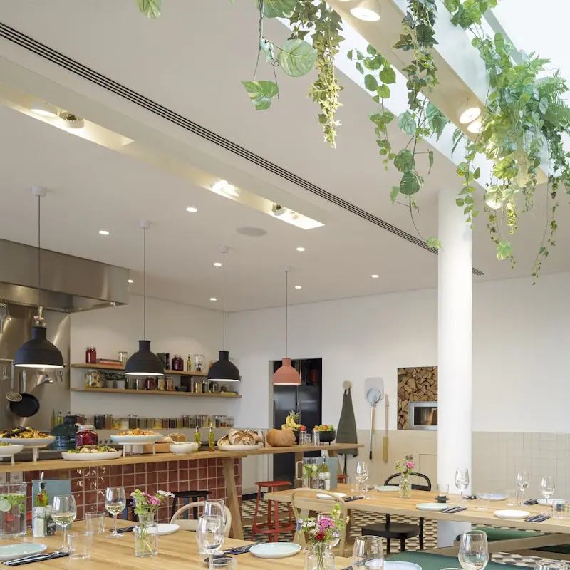 The Living Kitchen: Rooftop Restaurant and Bar by Zoku Vienna