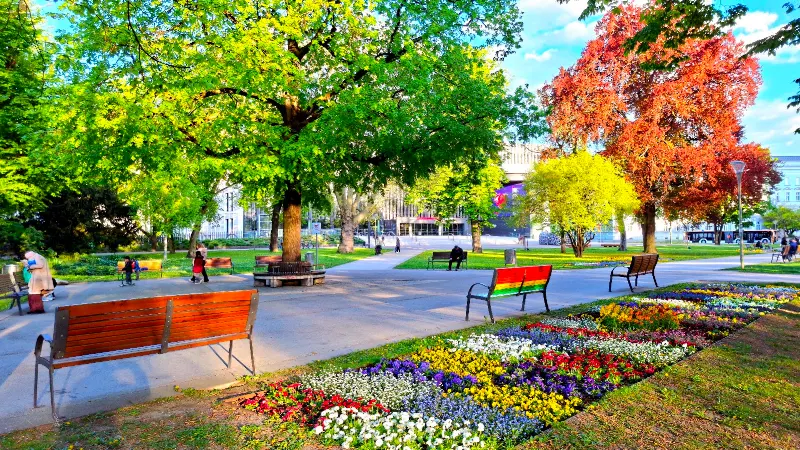 Würstelstand am Volksgarten