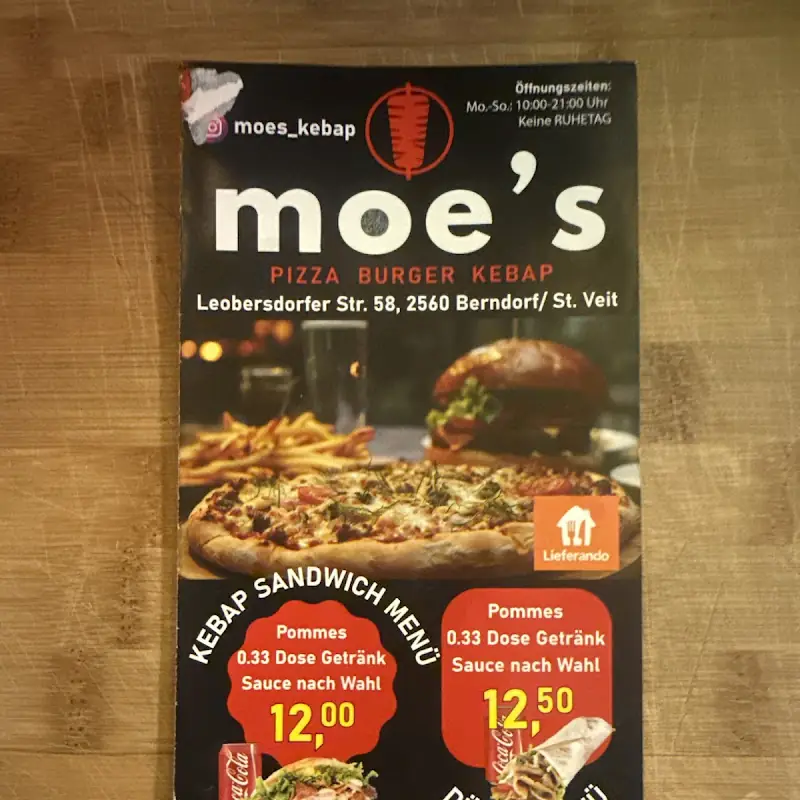 Moe‘s Kebap-Pizza-Burger
