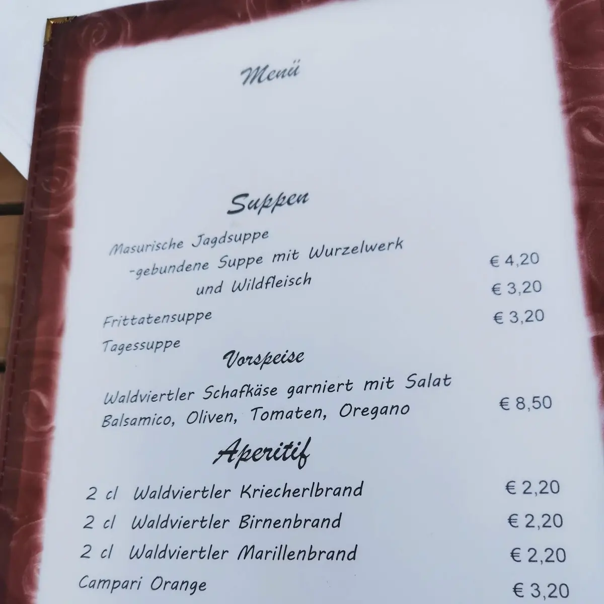 Speisekarte photo 4