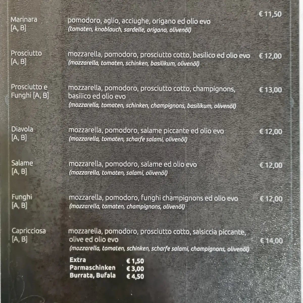 Speisekarte photo 6