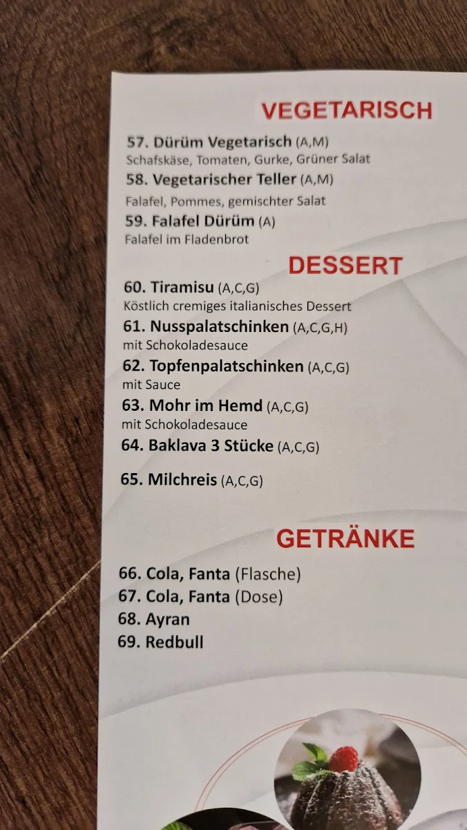 Speisekarte photo 8
