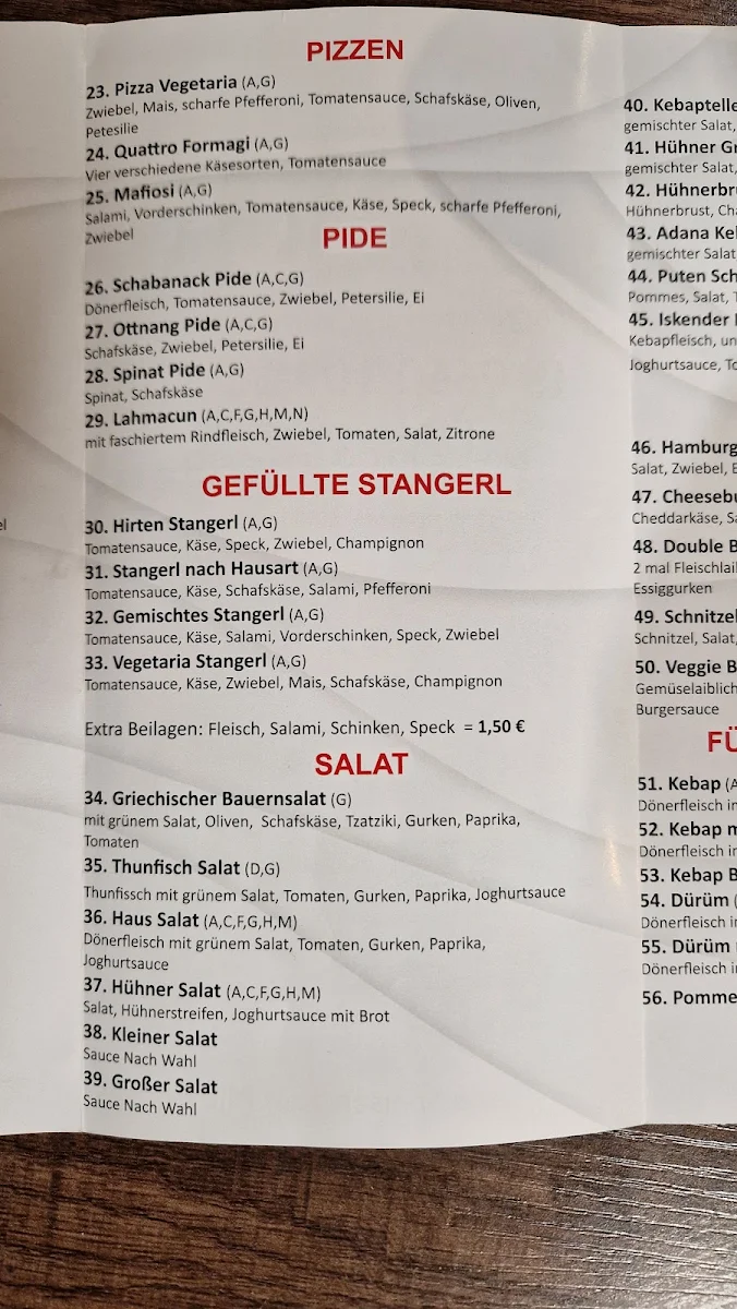 Speisekarte photo 9