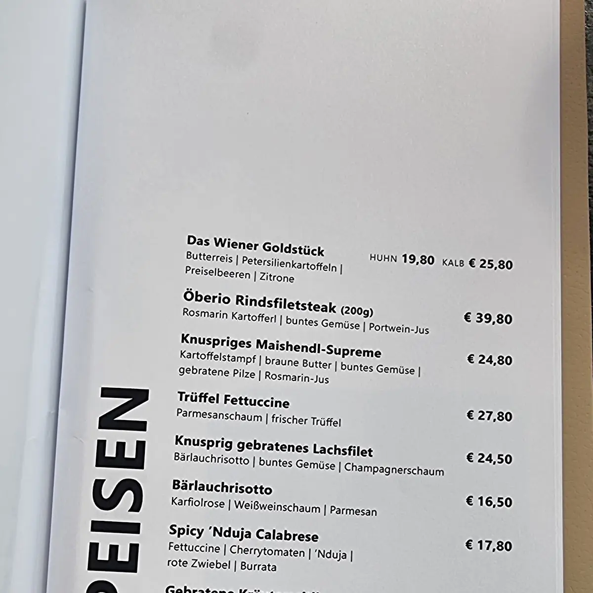 Speisekarte photo 7