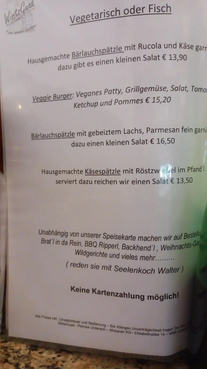 Speisekarte photo 4