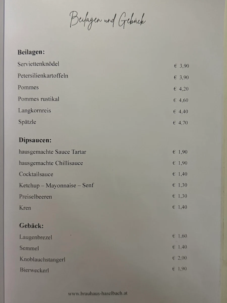 Speisekarte photo 1