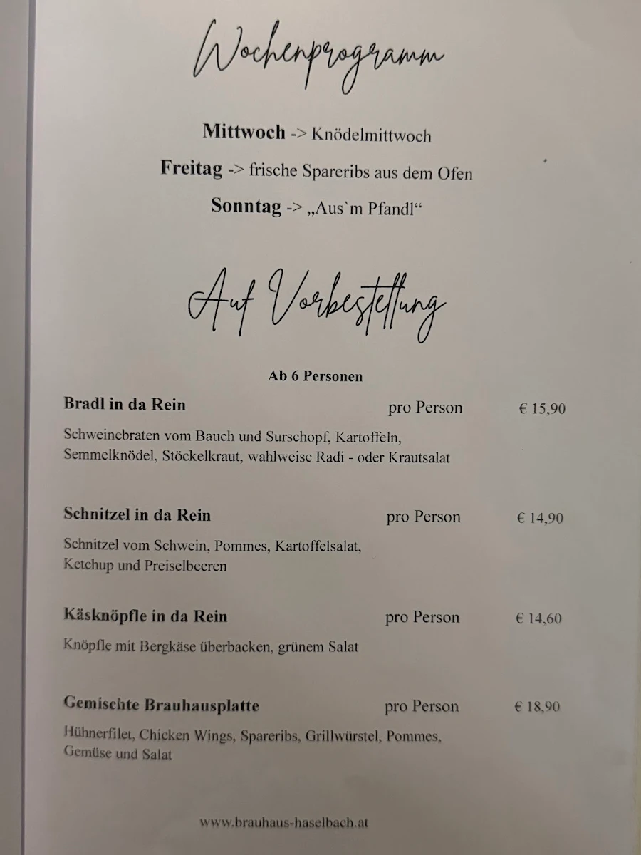 Speisekarte photo 2
