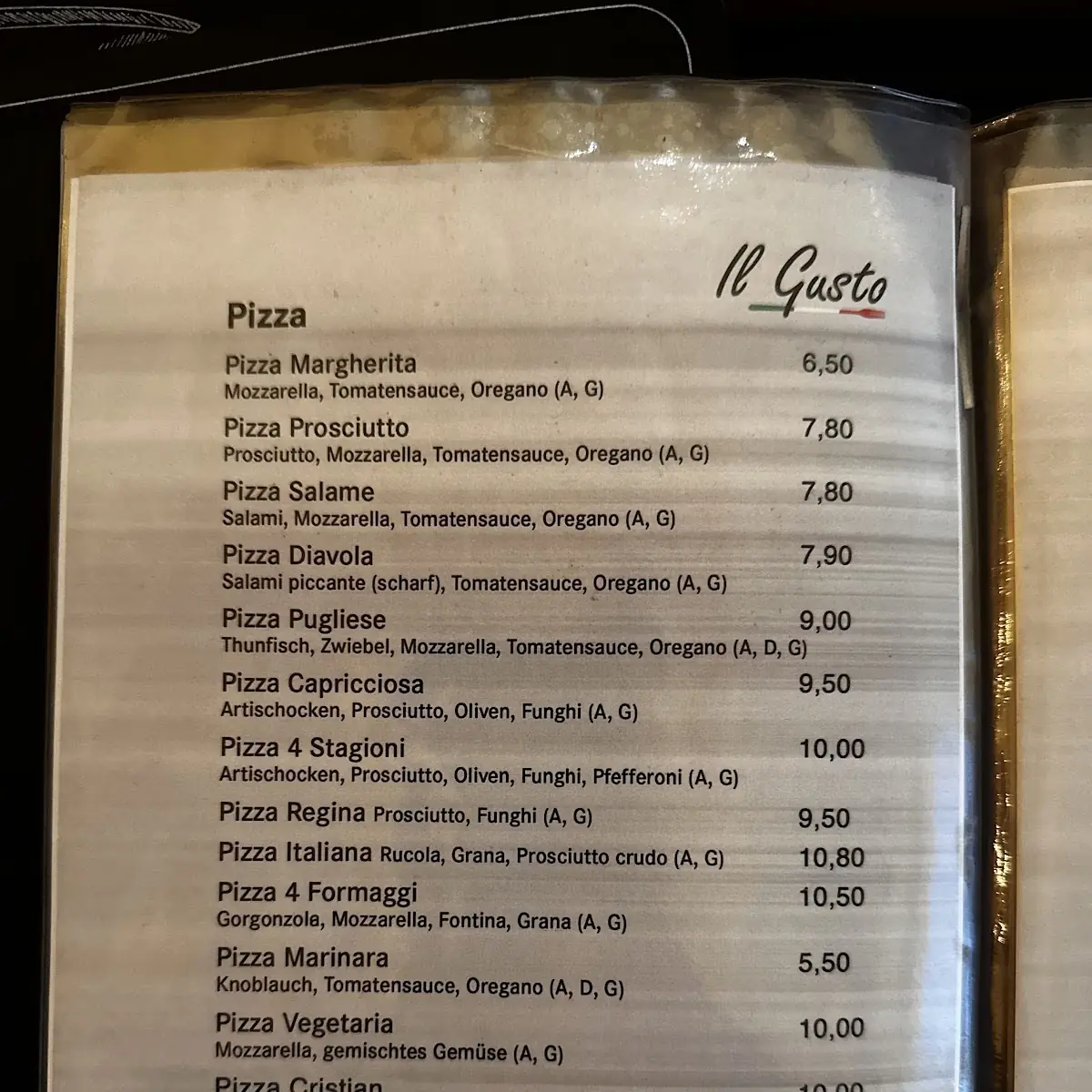 Speisekarte photo 1