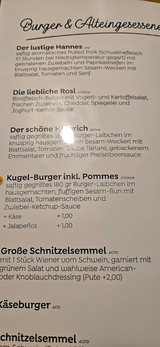 Speisekarte photo 2