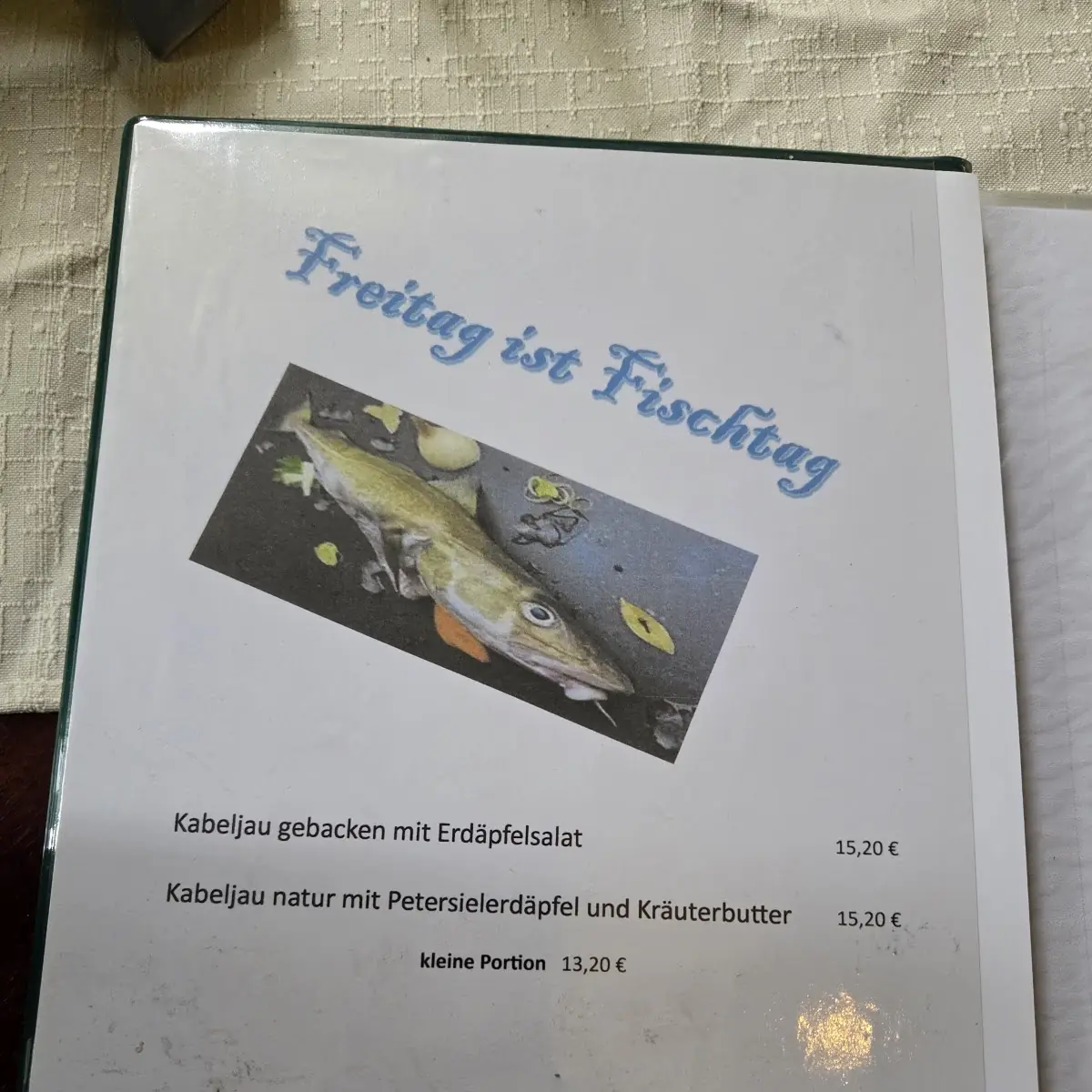 Speisekarte photo 1