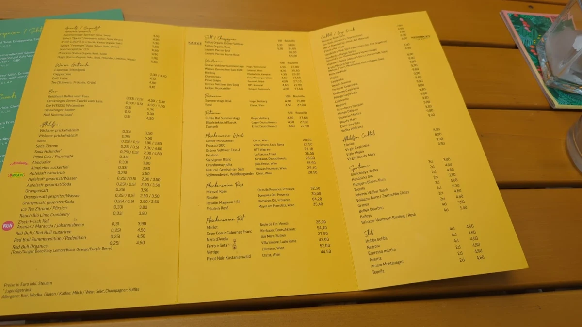 Speisekarte photo 5