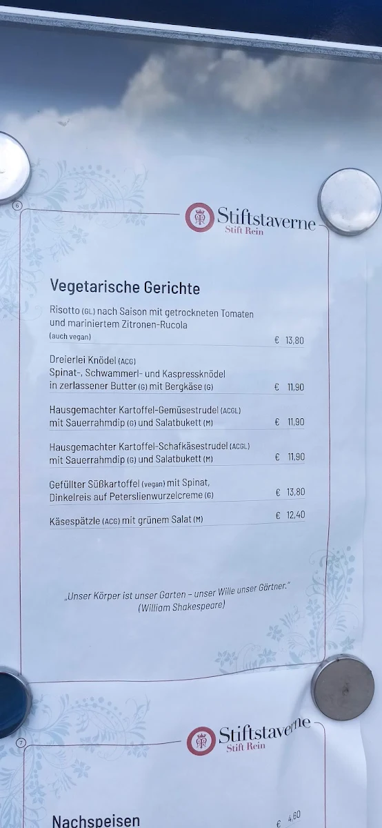 Speisekarte photo 1