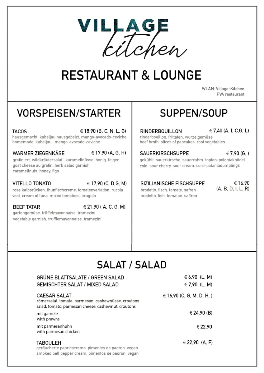 Speisekarte photo 1