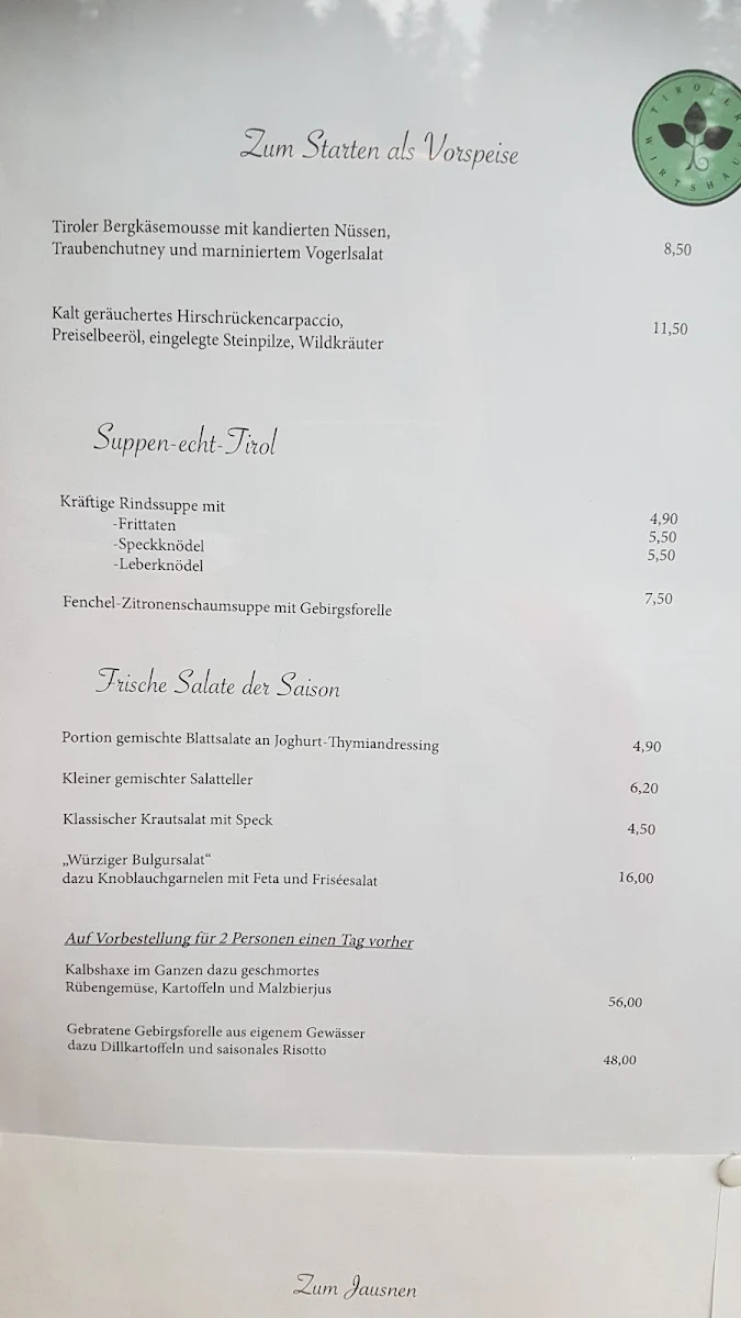 Speisekarte photo 8