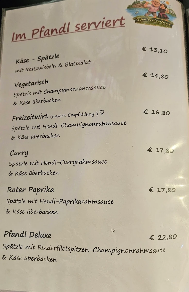 Speisekarte photo 2