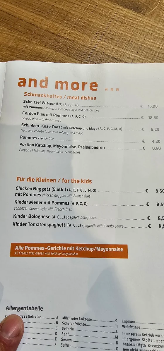 Speisekarte photo 7