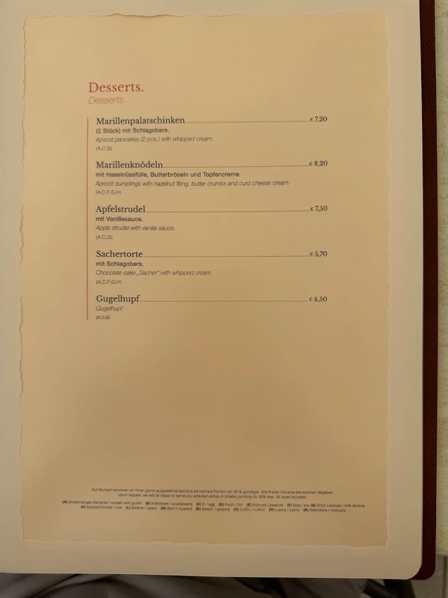 Speisekarte photo 2