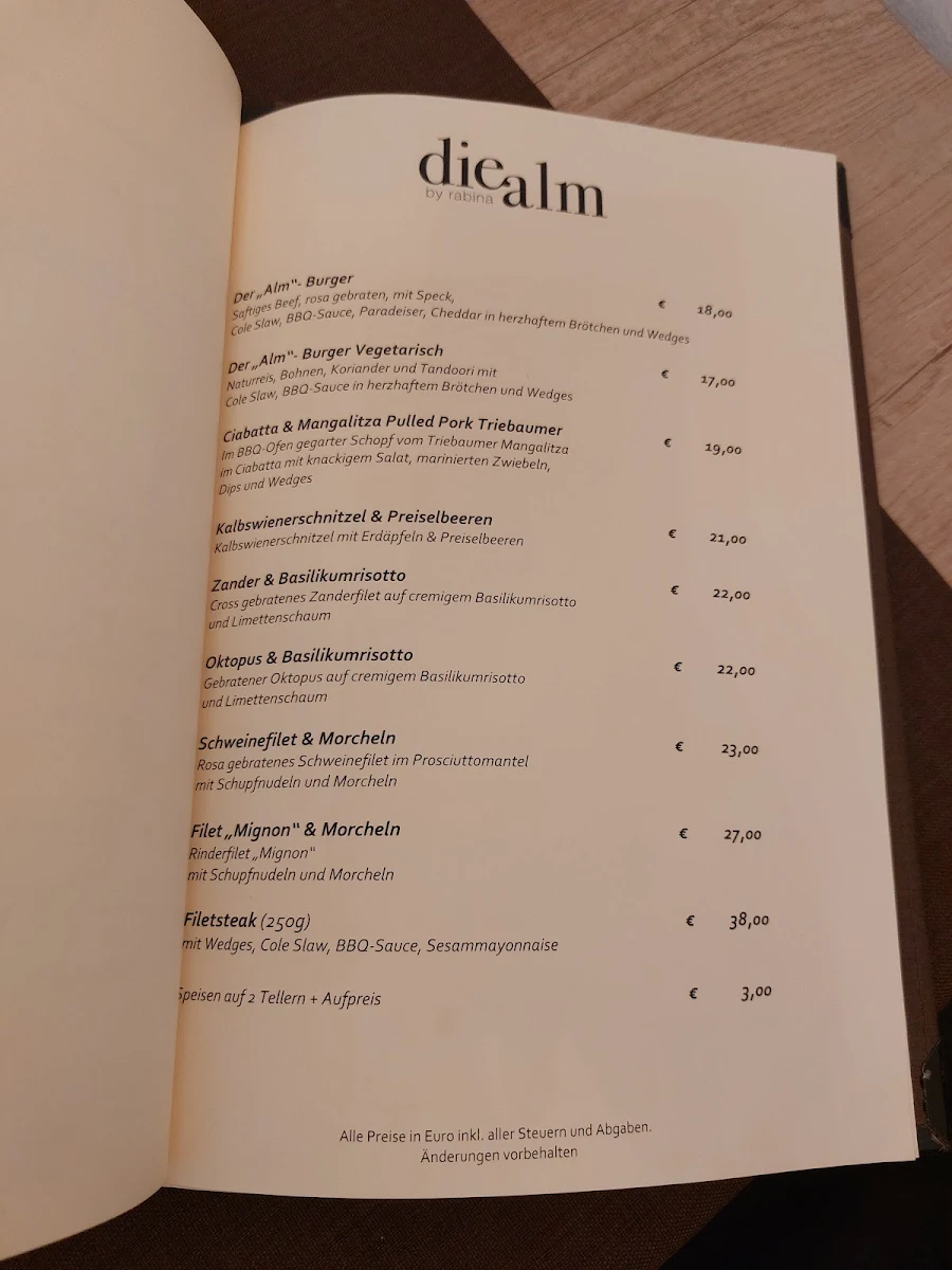 Speisekarte photo 3