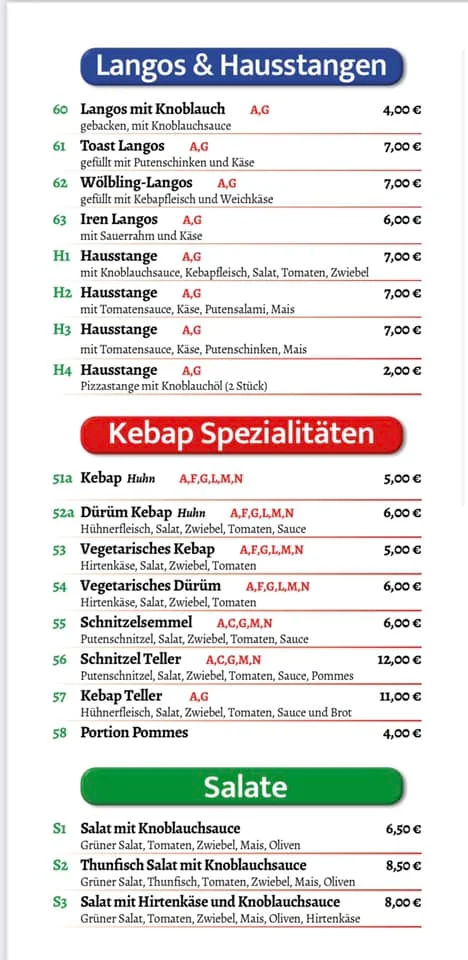 Speisekarte photo 4