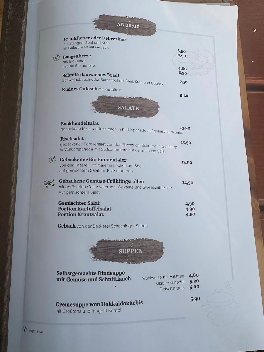 Speisekarte photo 1