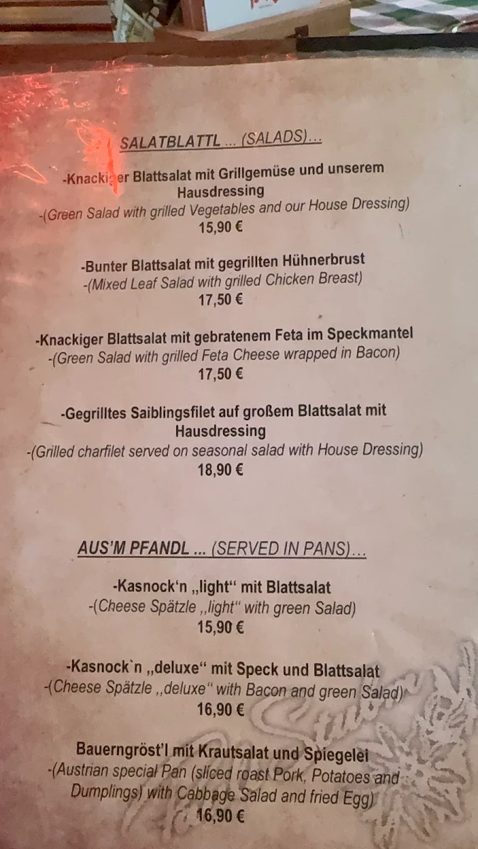 Speisekarte photo 2