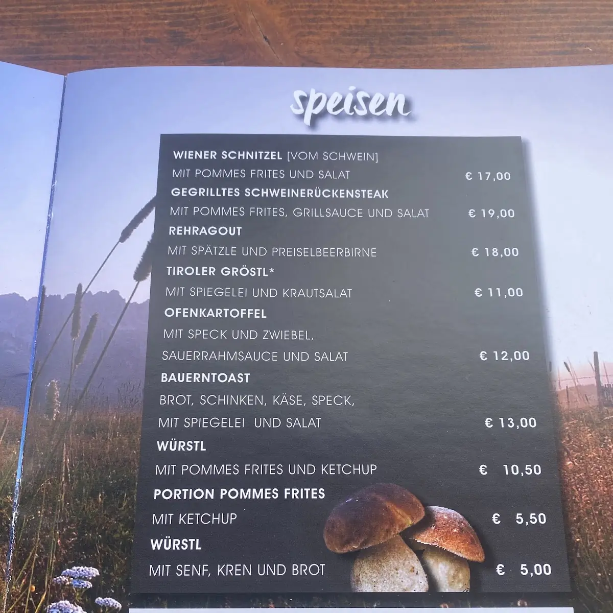 Speisekarte photo 10