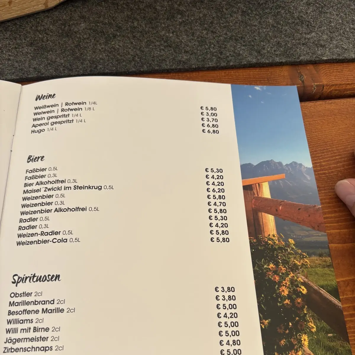 Speisekarte photo 4