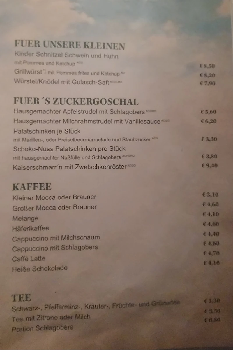 Speisekarte photo 1