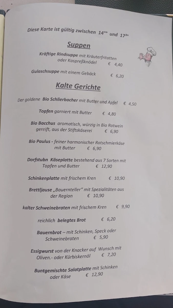 Speisekarte photo 1