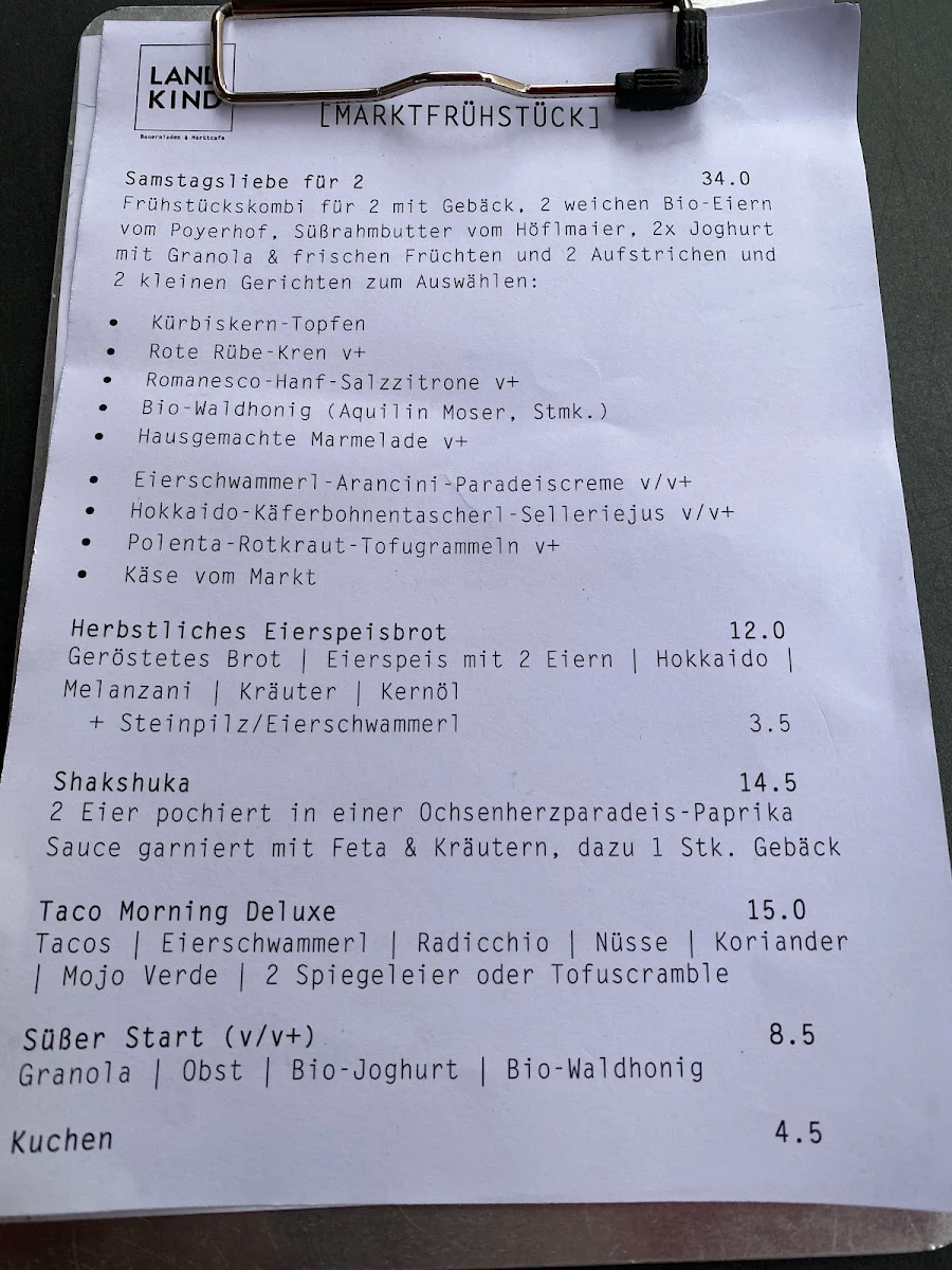 Speisekarte photo 2