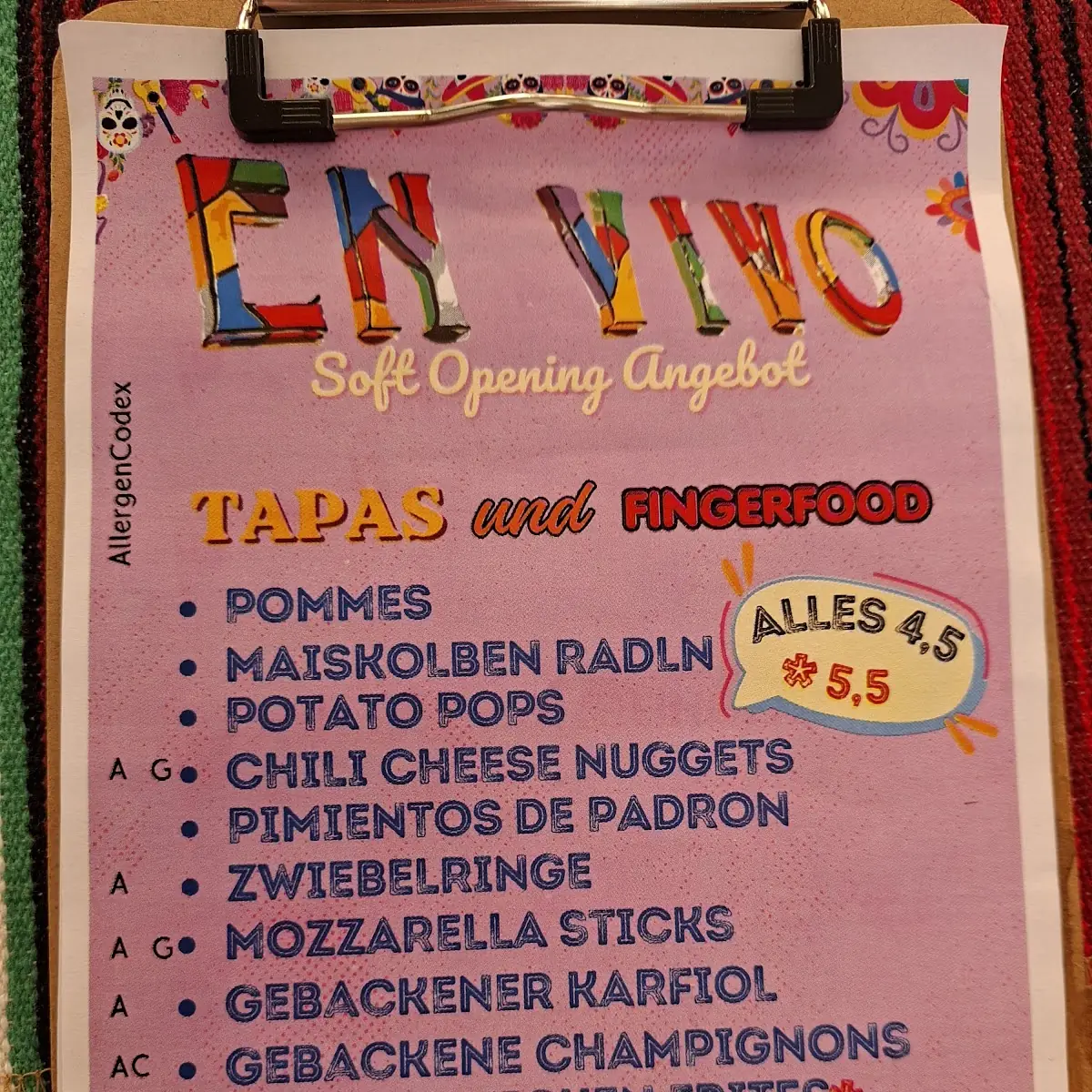 Speisekarte photo 3