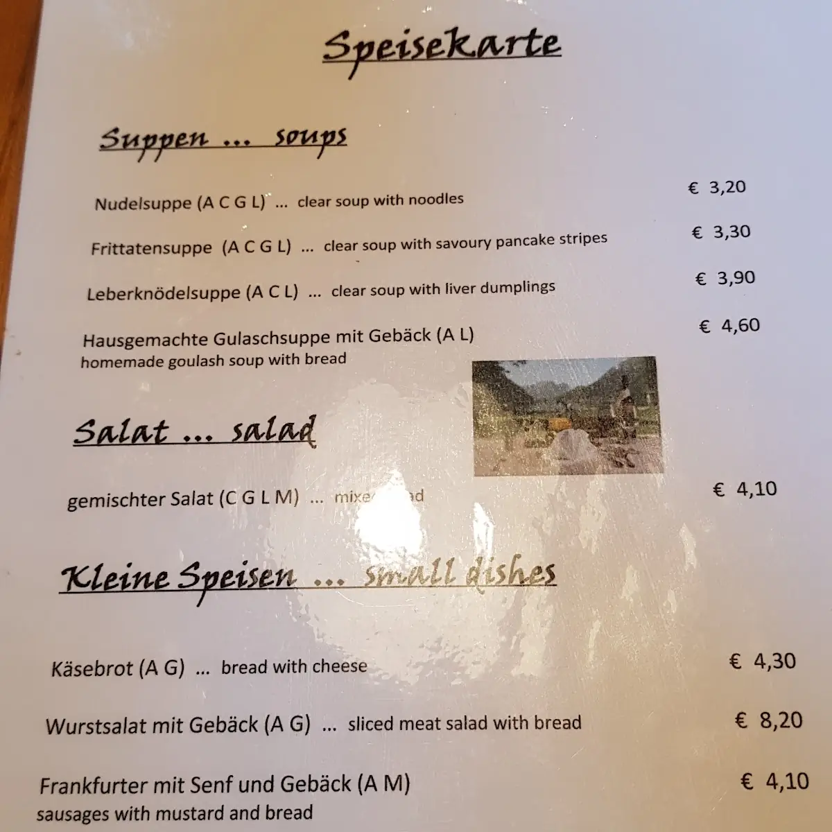 Speisekarte photo 9