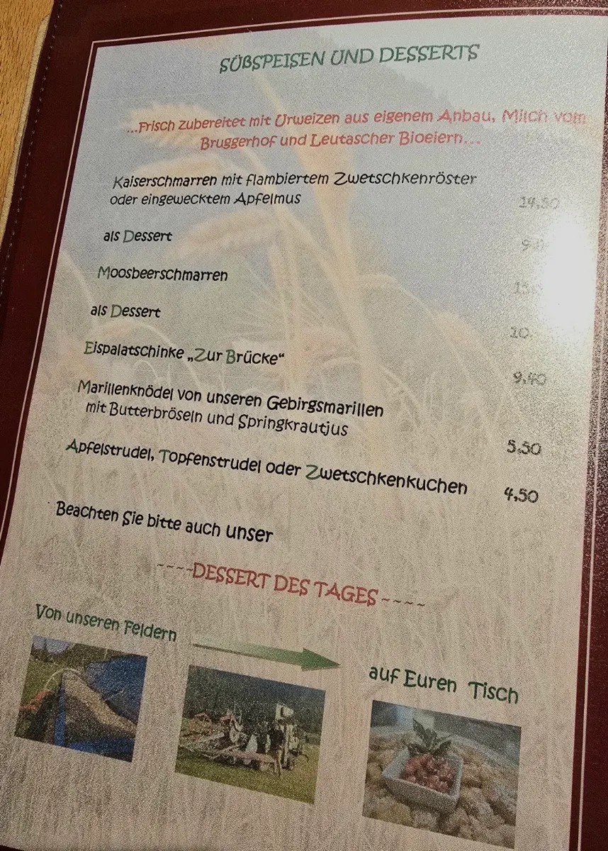Speisekarte photo 2