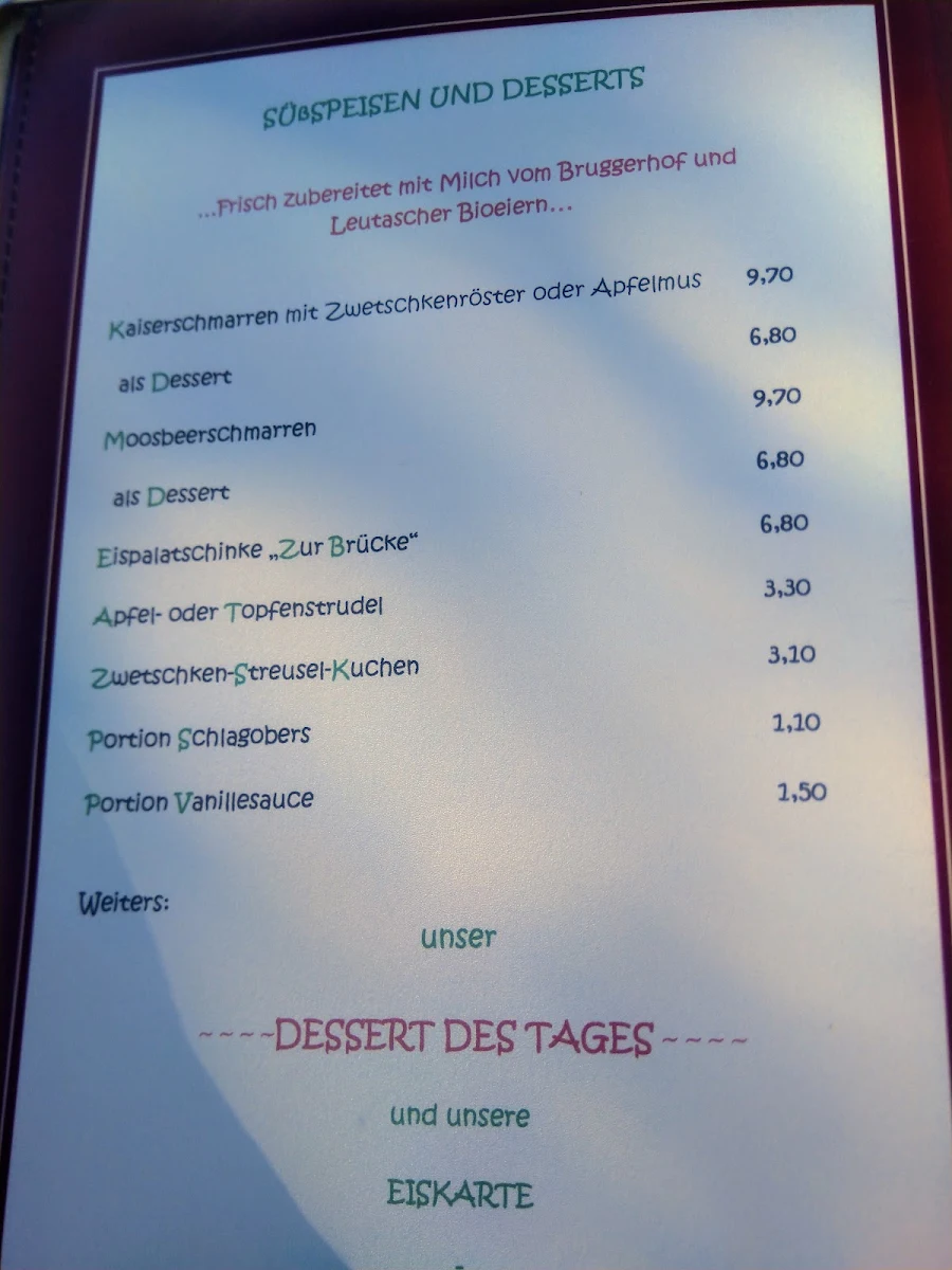 Speisekarte photo 9