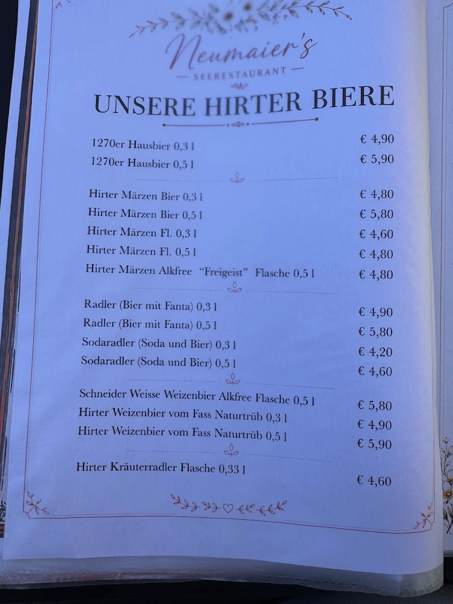 Speisekarte photo 2