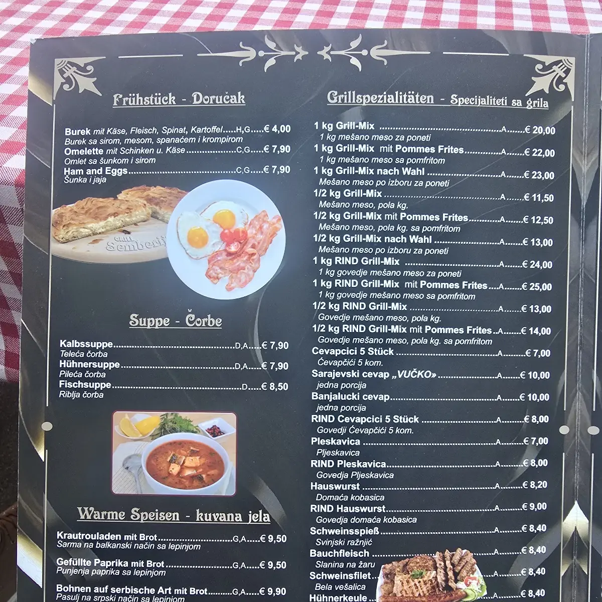 Speisekarte photo 3
