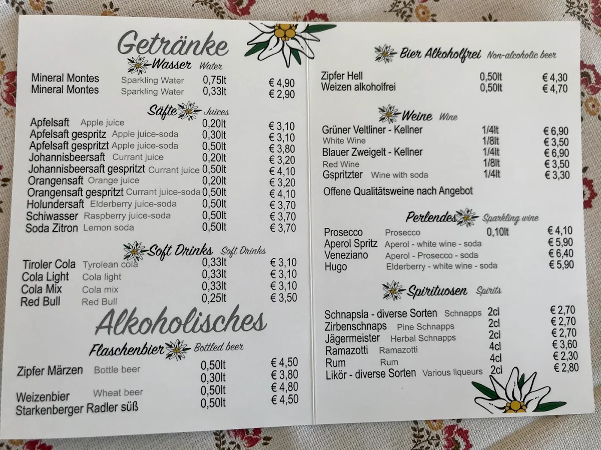 Speisekarte photo 1