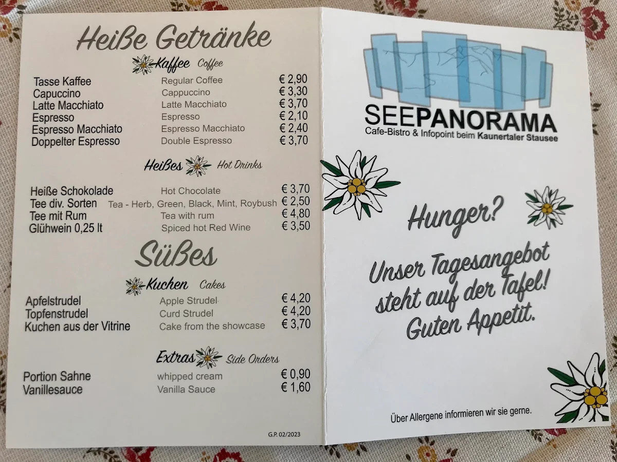 Speisekarte photo 2